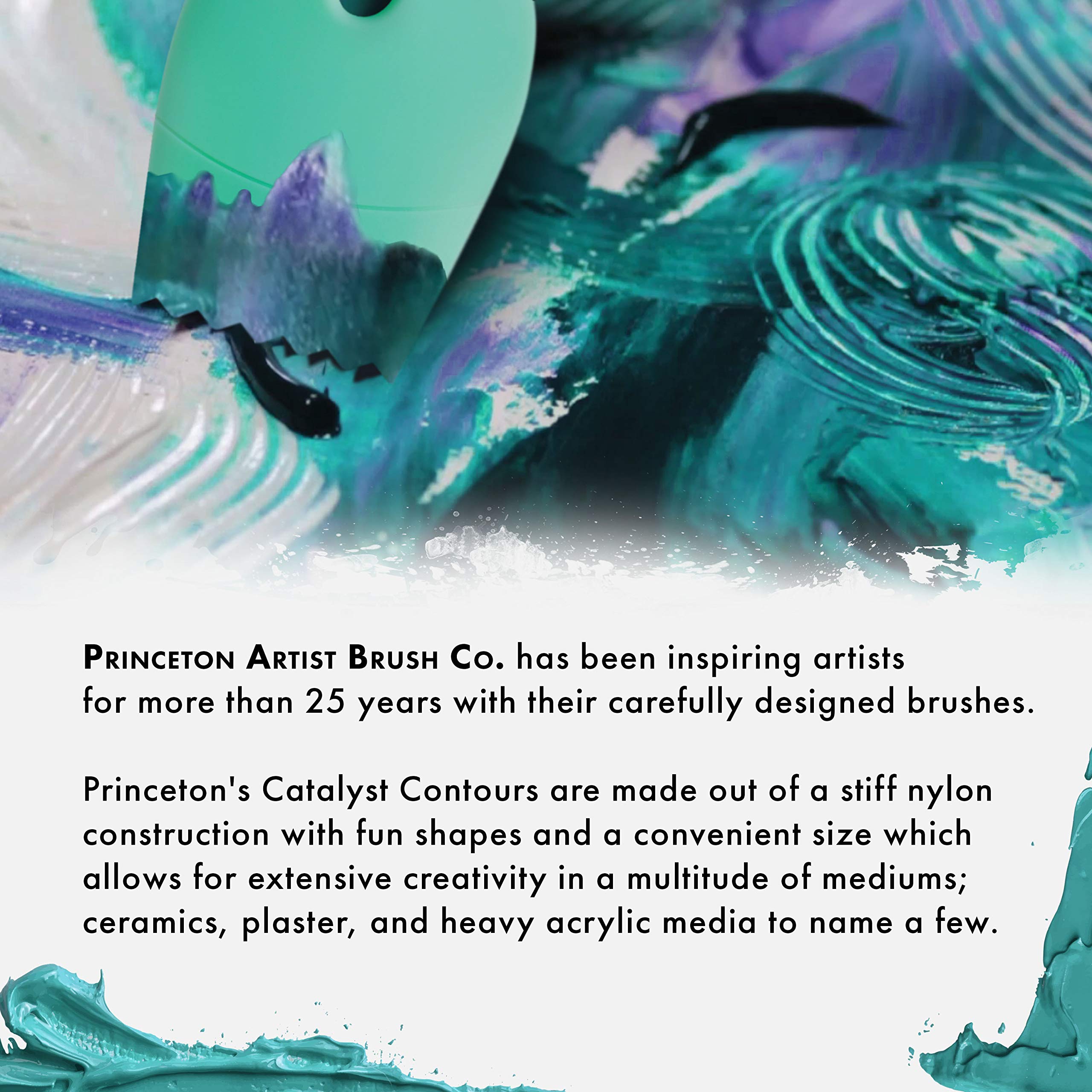 Princeton Catalyst Paintbrush, Size No. 63 Mint - Image 7