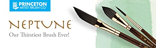 Princeton Neptune Dagger Brush, Synthetic, Short Handle, Size 1/4 inch, 1 Count - Image 7